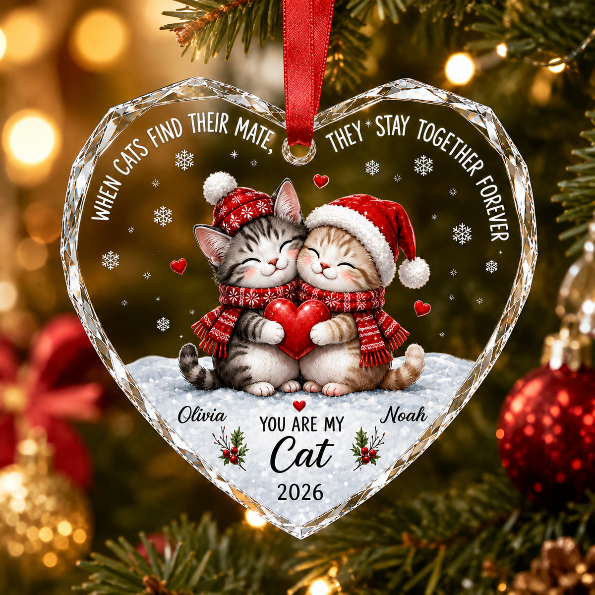 Custom Animal Couple Cat