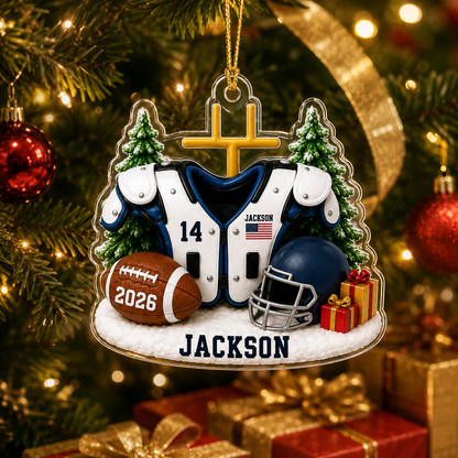 American Football Custome Name Acrylic Style 13