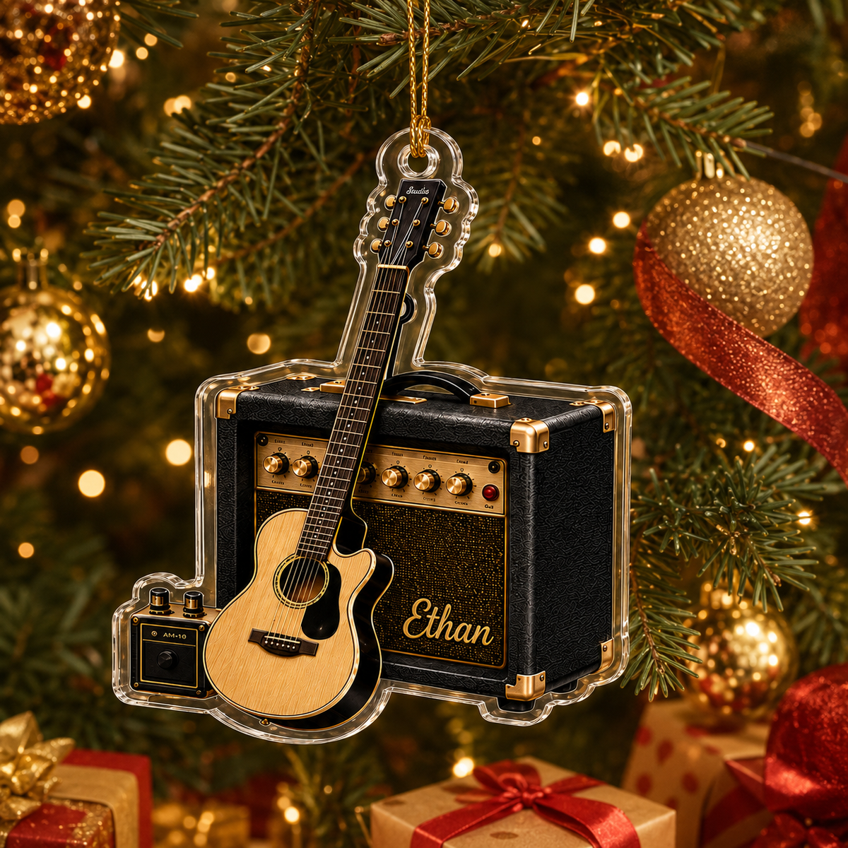 Guitar Custom Name Acrylic - Acoustic Guitar Amplifier
