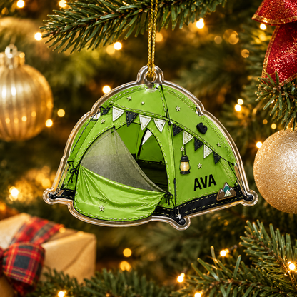 Camping Personalize Acrylic Diverse Camp