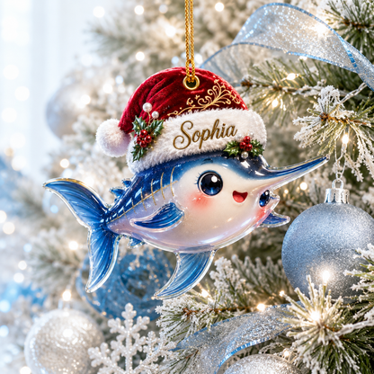 Animal With Santa Hat Swordfish