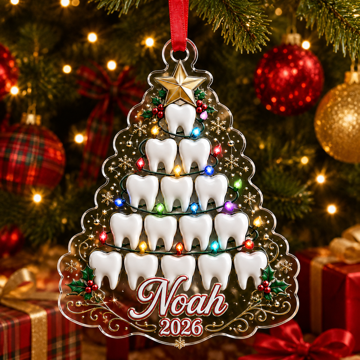 Dental Xmas Tooth Tree