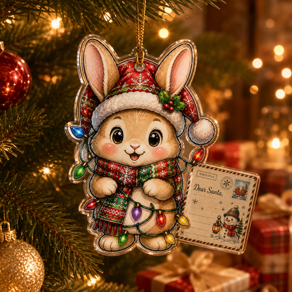 Animal With Christmas Led Rabbit