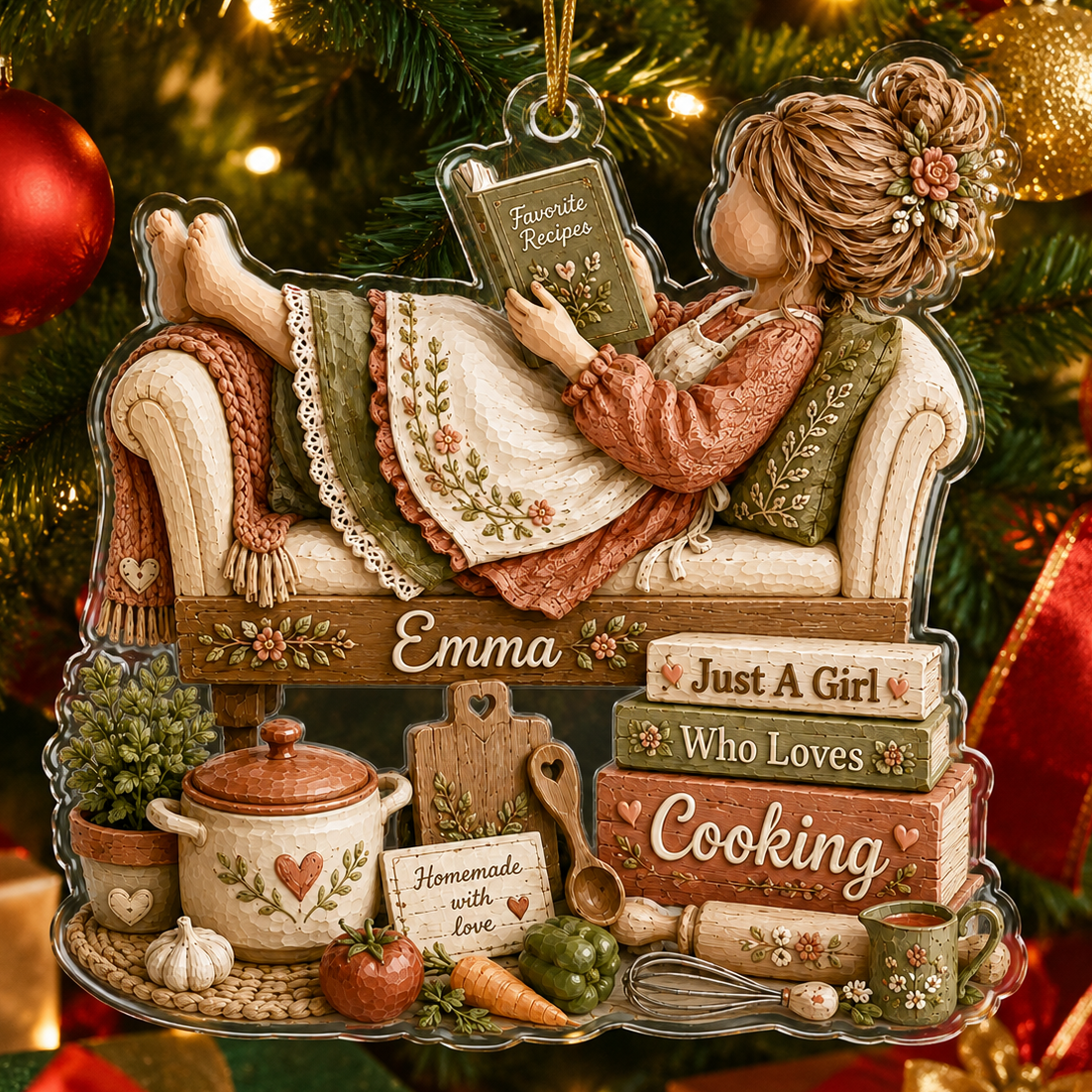 Personalized Just A Girl Hobby Cooking