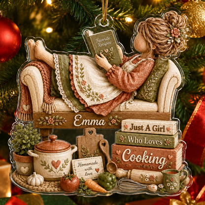 Personalized Just A Girl Hobby Cooking