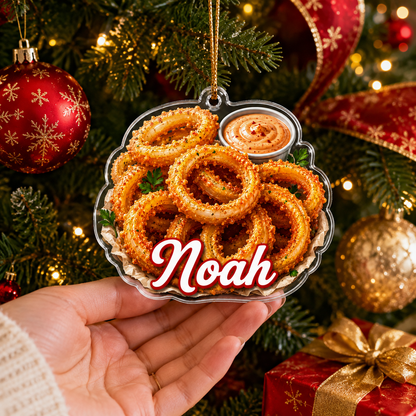 Breakfast Custom Name Onion Rings Acrylic