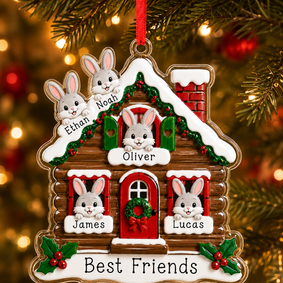 Christmas Animal House Rabbit