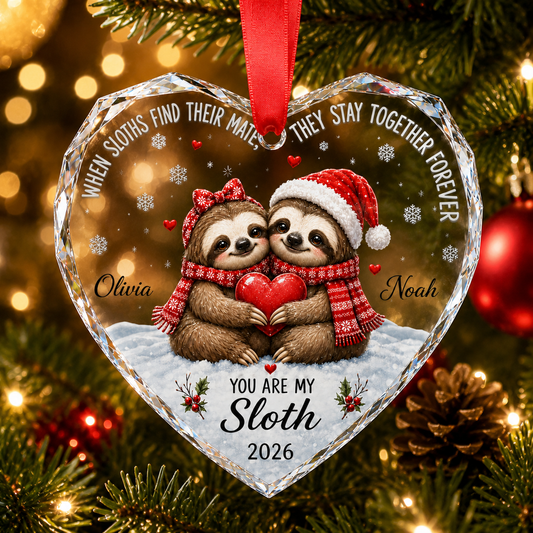Custom Animal Couple Sloth