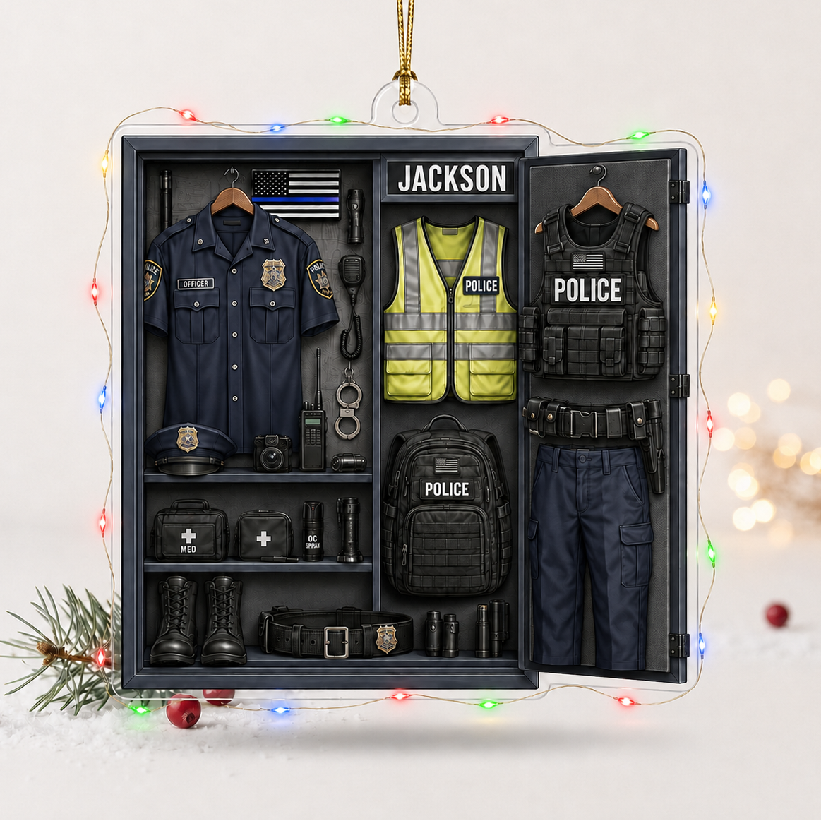 Police Uniform Locker