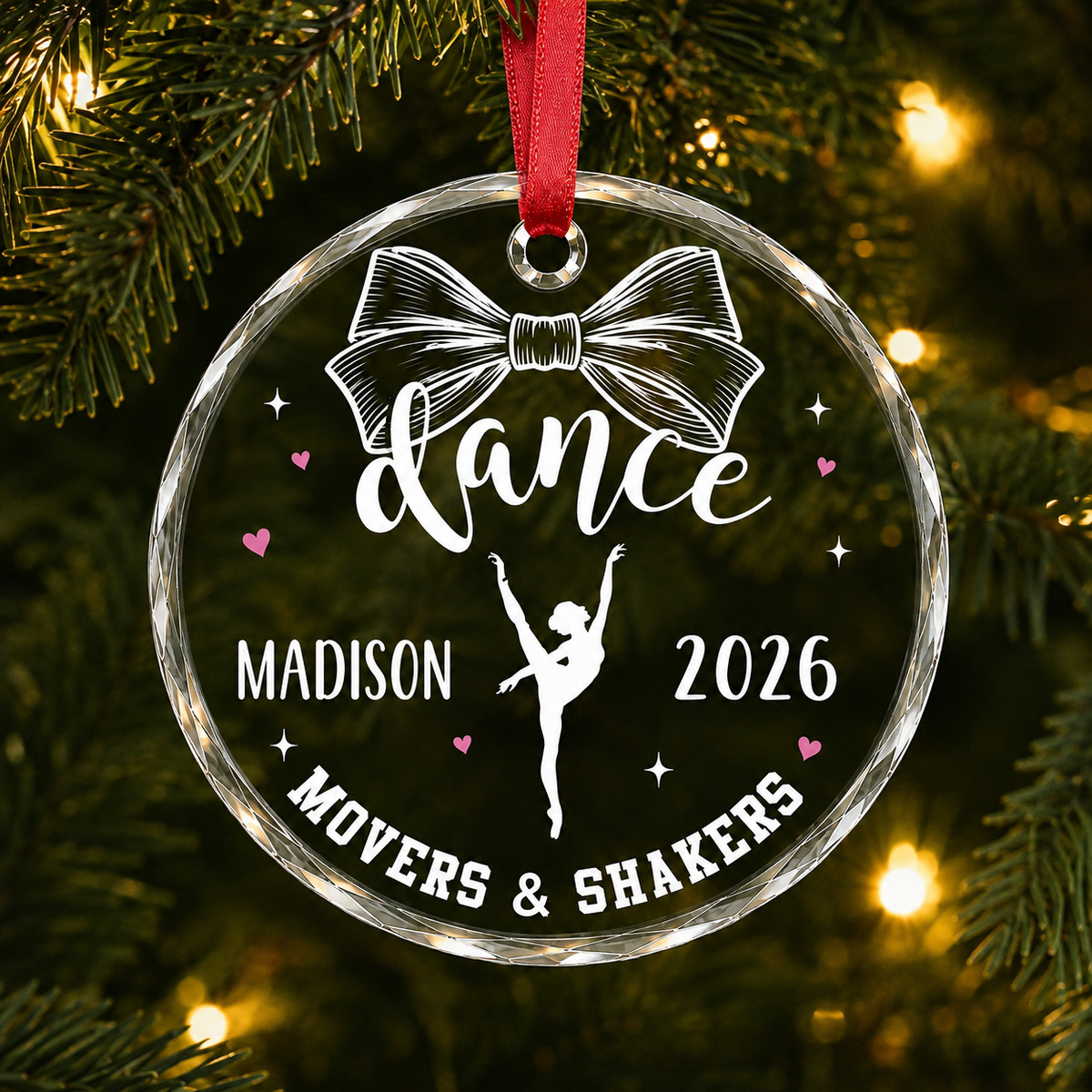Personalized Dancing Glass Mover Shaker