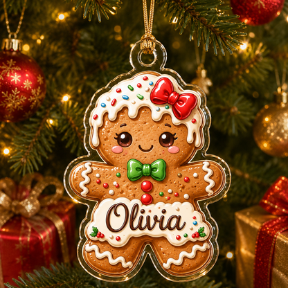 Custom Dessert Gingerbread Cookie Acrylic