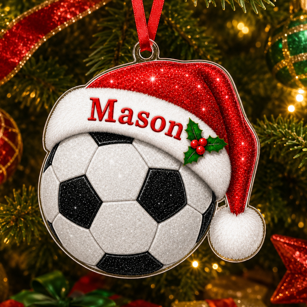 Sport Custome Name Acrylic Soccer