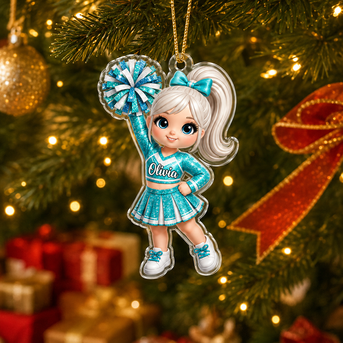 Cheerleading Color Acrylic Style 4