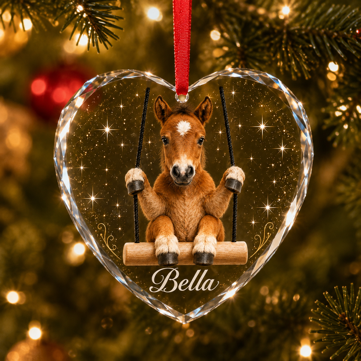 Animal Glass Ornament Horse