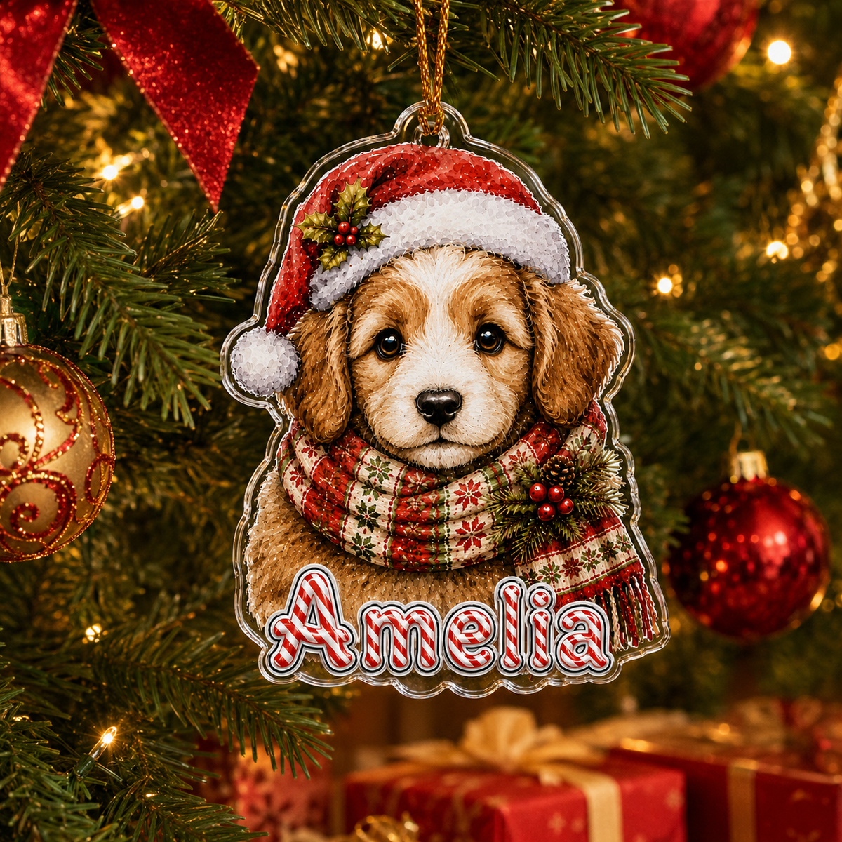 Christmas Farm Animal Dog