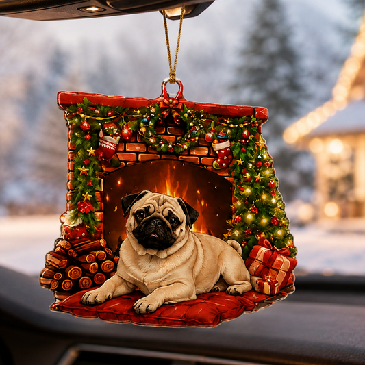 Dog Christmas Tree Pug