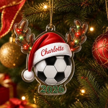 Christmas Sports 2026 Soccer Acrylic