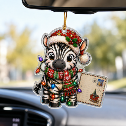 Animal With Christmas Led Zebra