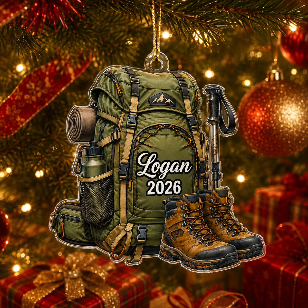 Custom Name Hiking And Trekking Acrylic Style 4