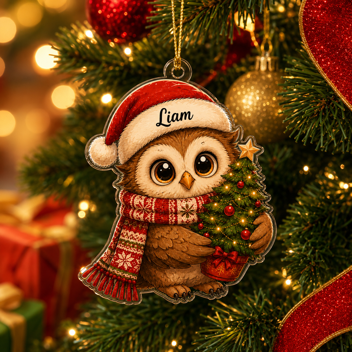 Animal Chrismas Owl