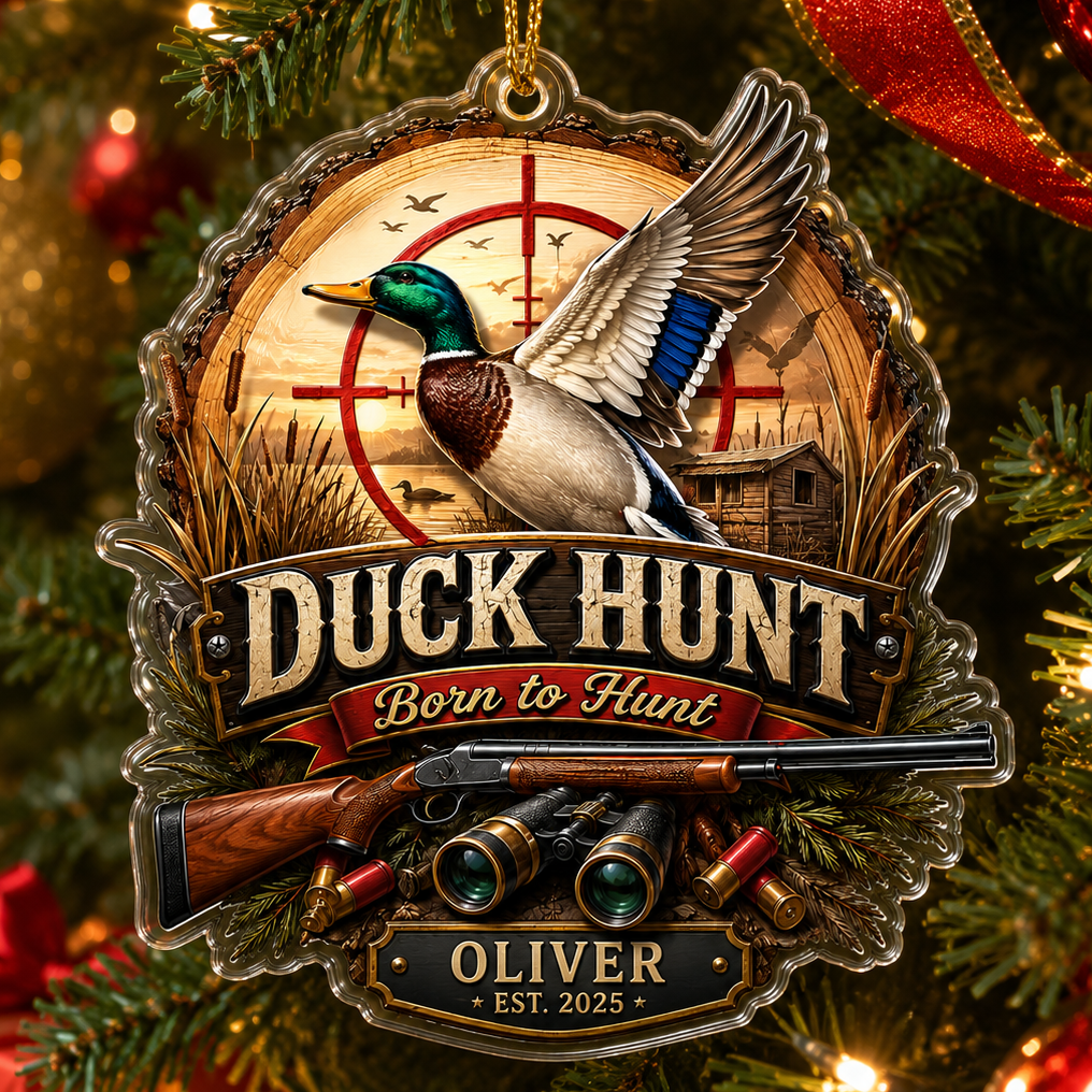 Personalized Hunting Mallard Heritage Acrylic