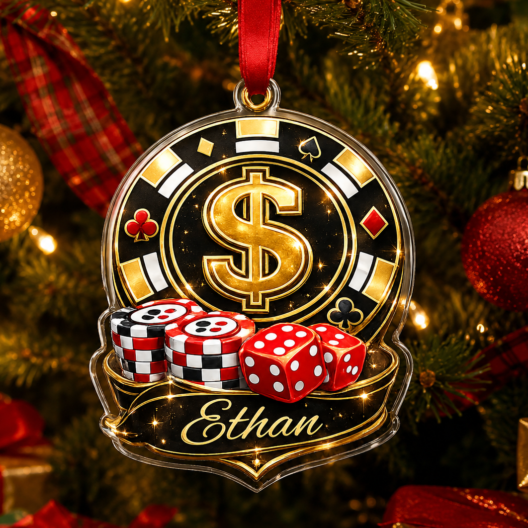Pocker Custome Name Acrylic Dollar Pocker