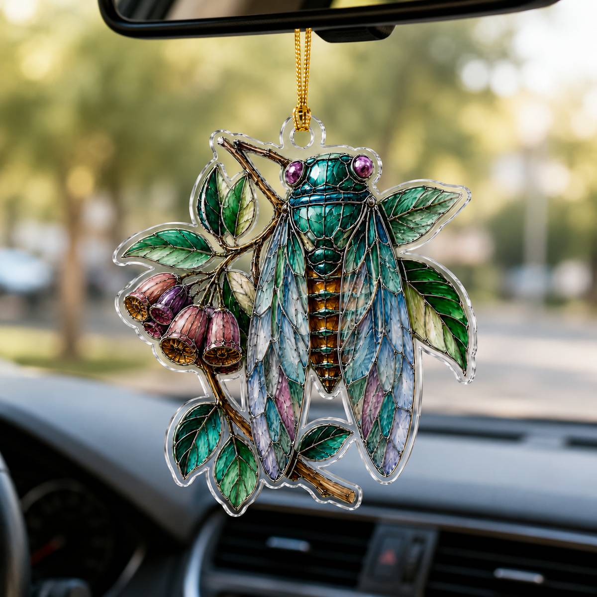 Bird With Flower Cicada