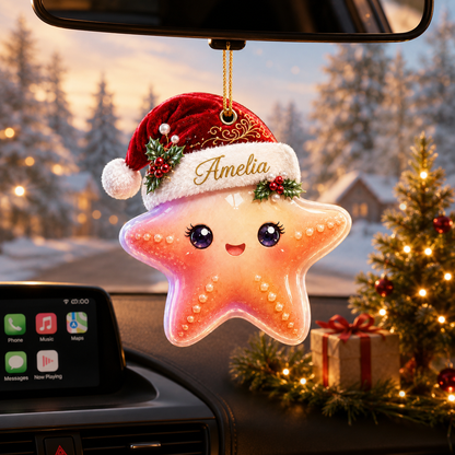 Animal With Santa Hat Starfish