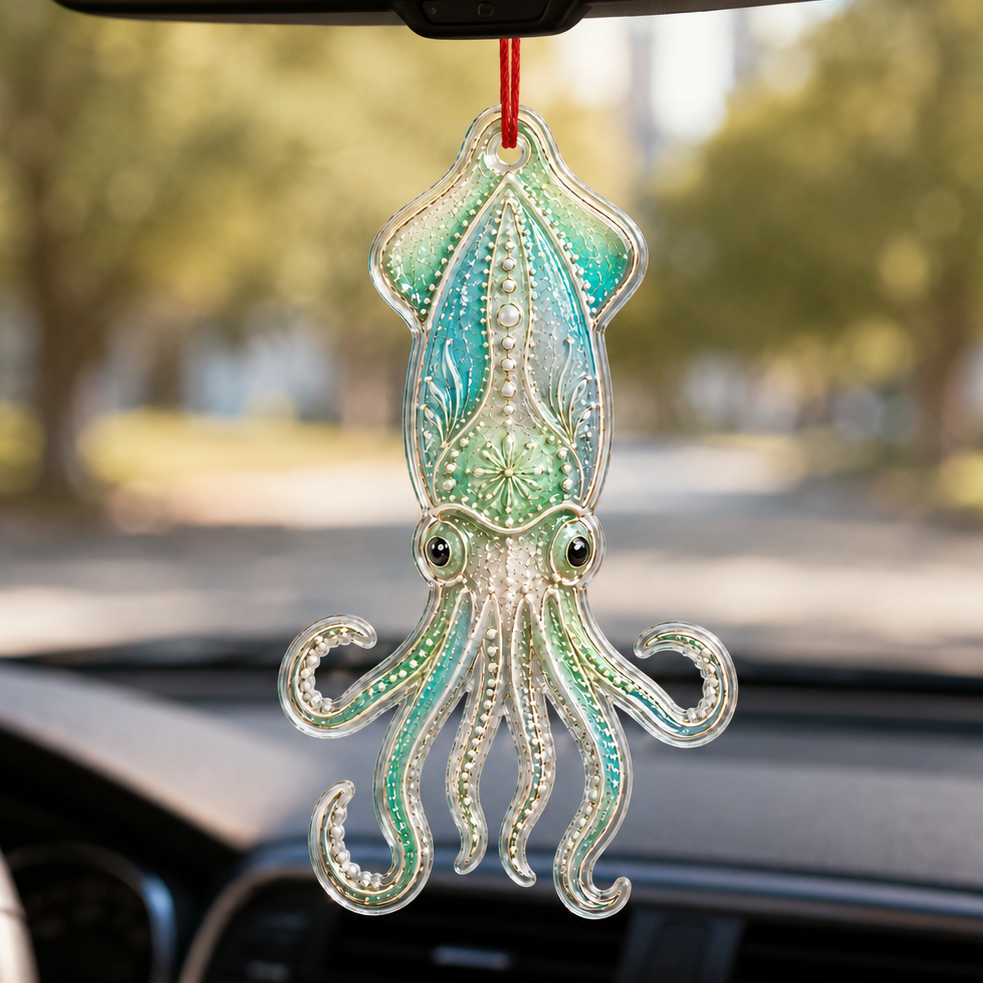 Summer Ocean Animals Squid