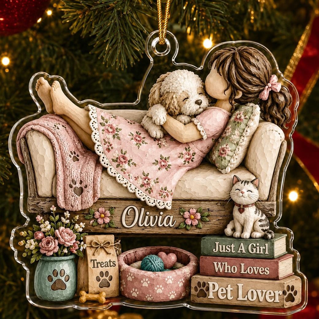 Personalized Just A Girl Hobby Pet Lover