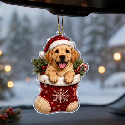 Dog Christmas Socks Golden Retriever