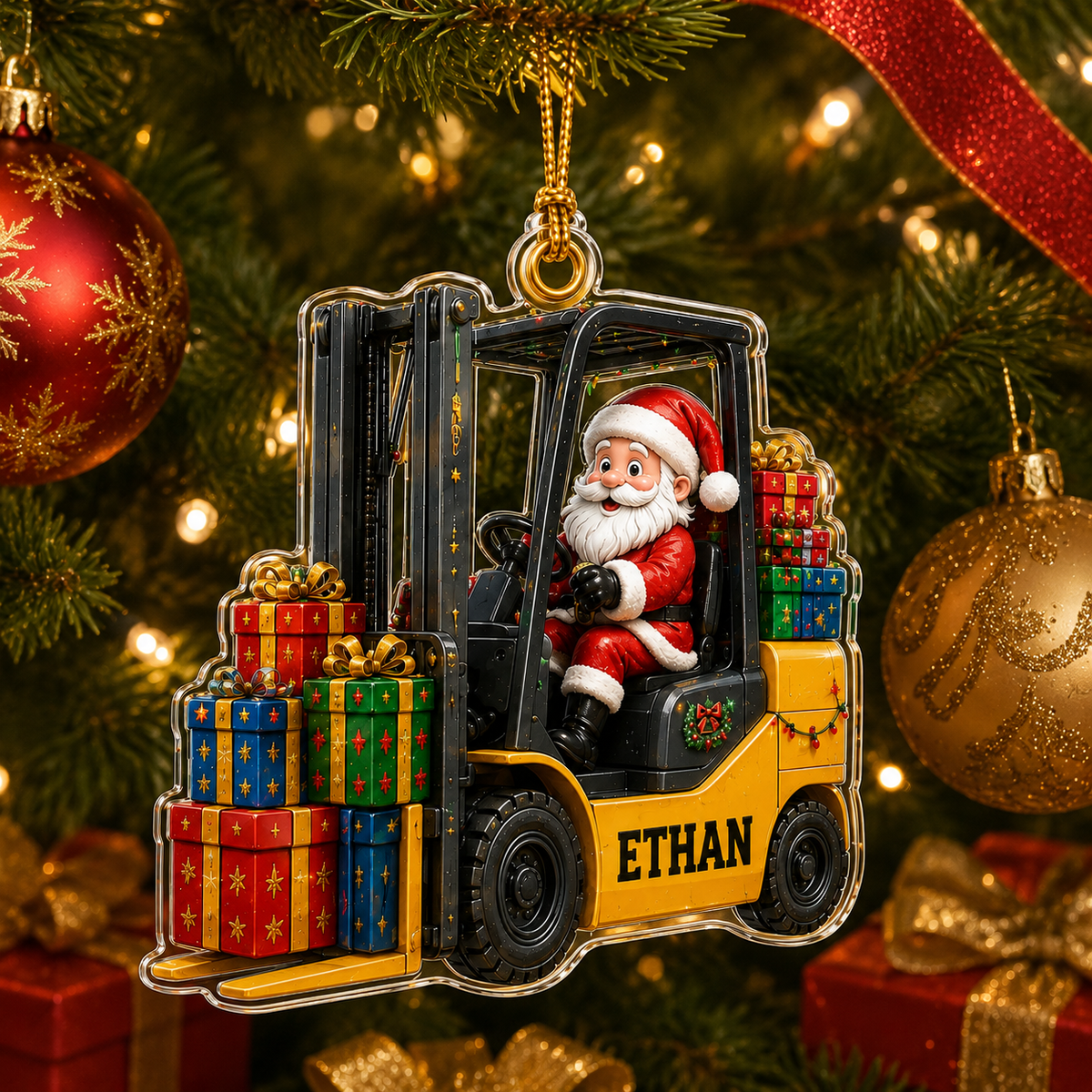 Santa Vehicle Crane Truck