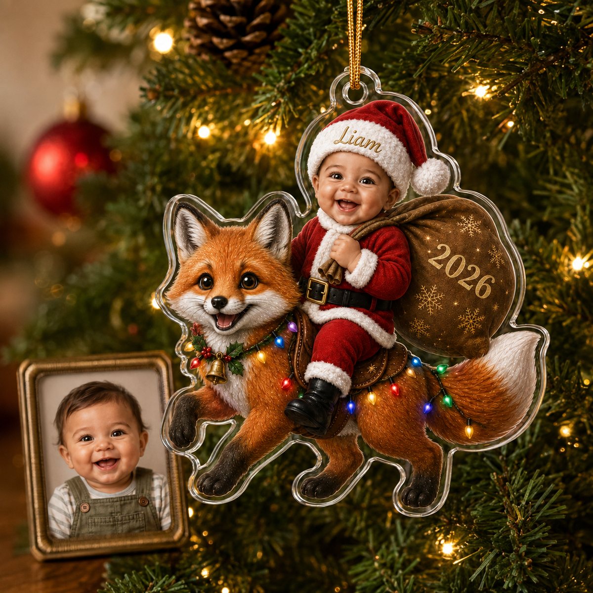 Custom Photo Baby Animal Fox