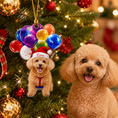 Custom Photo Dog Christmas Style 13