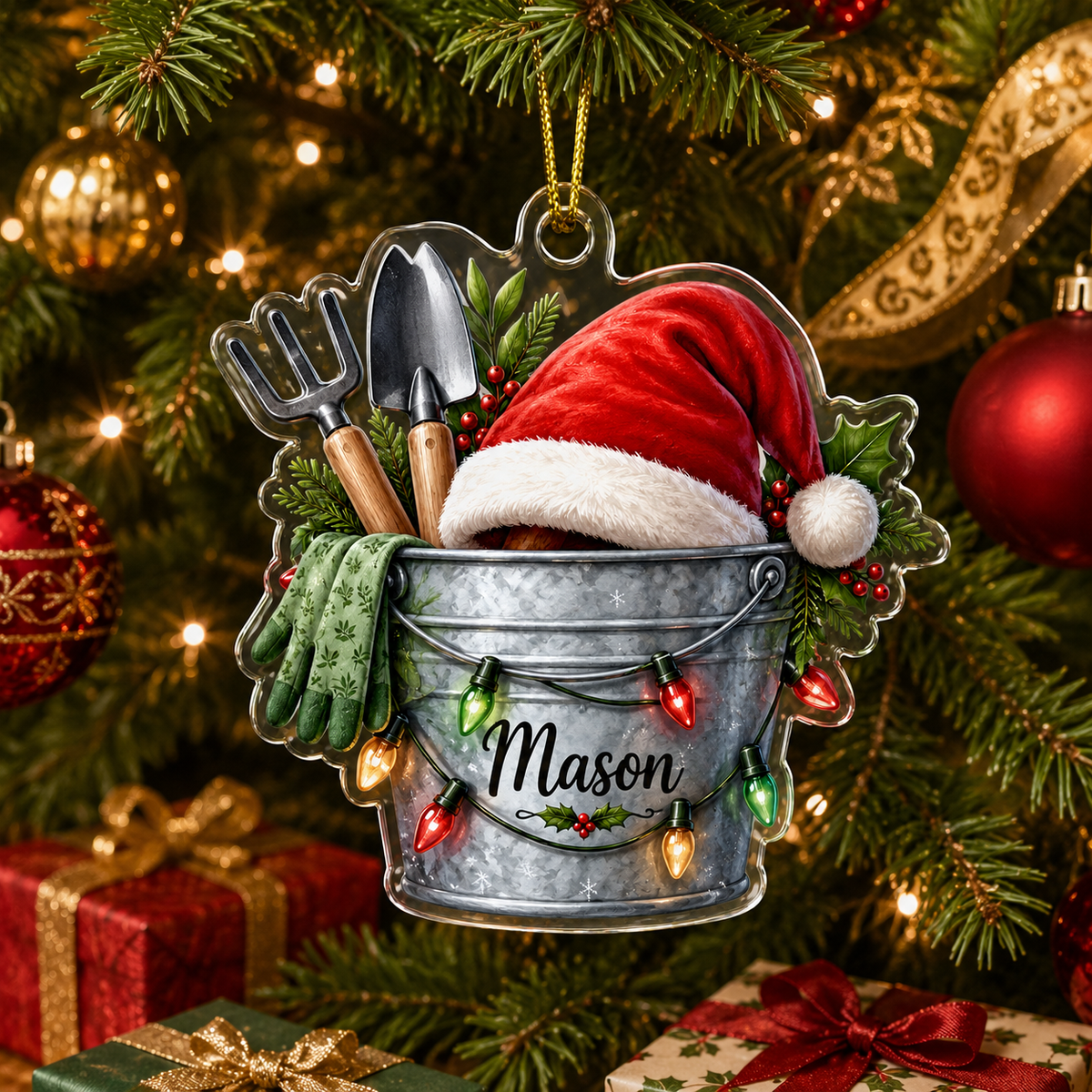 Custom Gardening Bucket Acrylic