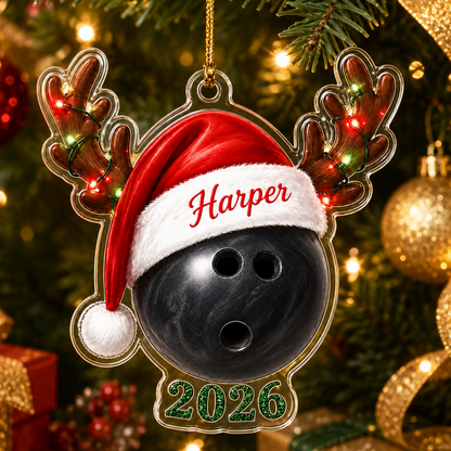 Christmas Sports 2026 Bowling Acrylic