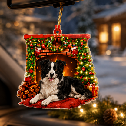 Dog Christmas Tree Border Collie