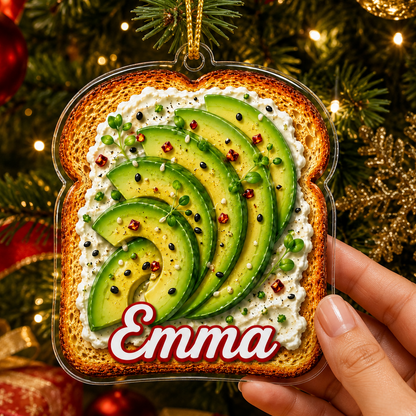Breakfast Custom Name Avocado Toast Acrylic