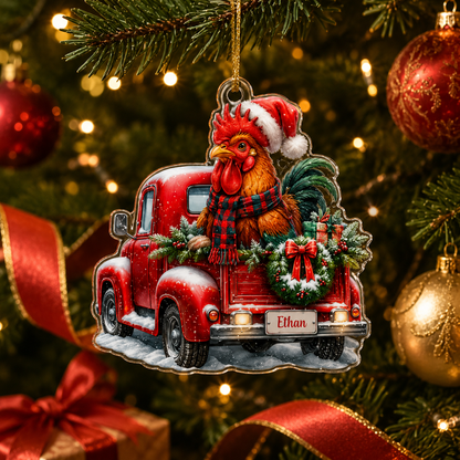 Christmas Farm Rooster