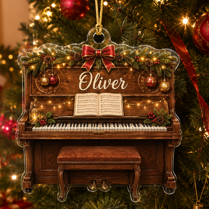 Piano Custome Name Acrylic Style 10