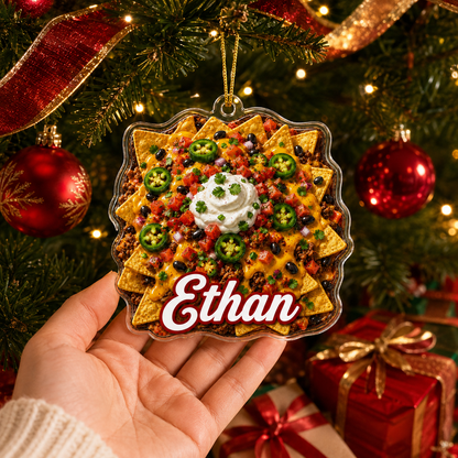 Breakfast Custom Name Loaded Nachos Acrylic