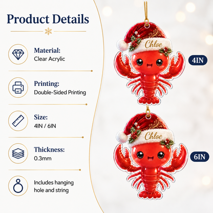 Animal With Santa Hat Lobster