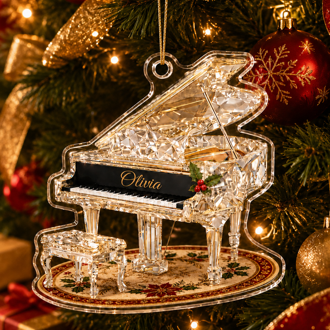 Piano Custome Name Acrylic Style 14