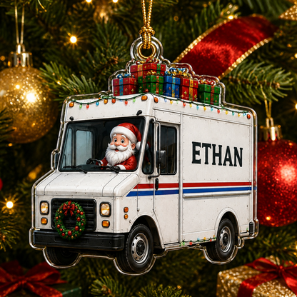 Santa Vehicle Mail Truck