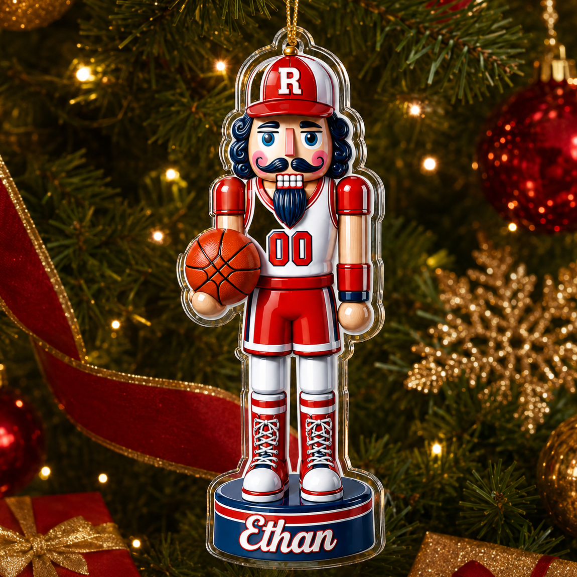 Sports Nutcracker Basketball Acrylic