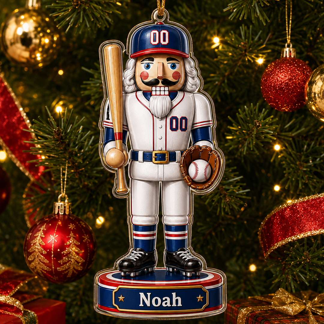 Sports Nutcracker Baseball Acrylic