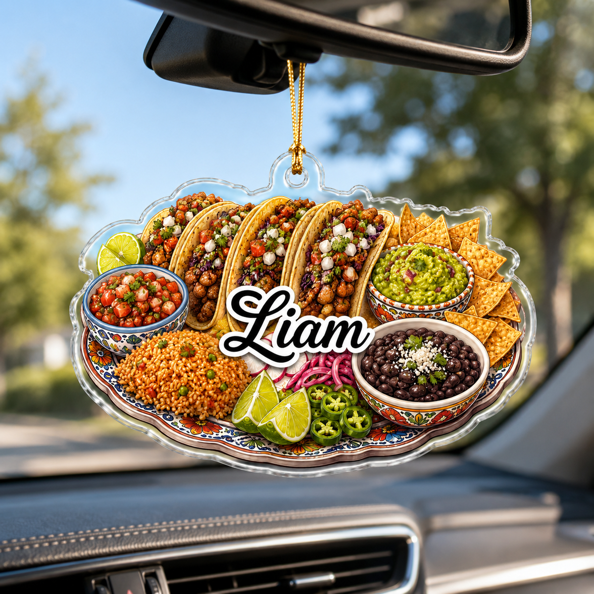 Food Dinner Mexican Taco Platter