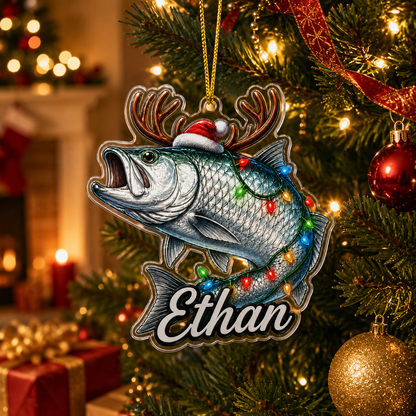 Fishing Christmas Lights Tarpon Acrylic