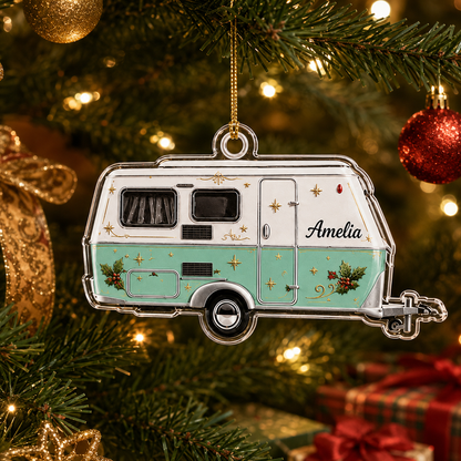 Camping Personalize Acrylic Diverse Mobile Home