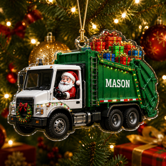 Santa Vehicle Garbage Truck